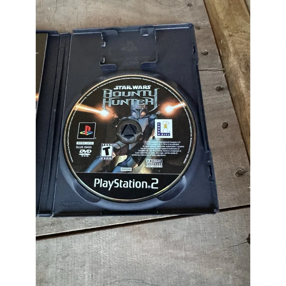 Star Wars:‎ Bounty Hunter PS2 PlayStation 2 Limited Edition Complete Tested